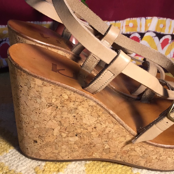 K Jacques St Tropez Diapason Cork Slide Sandals 9 - Picture 7 of 8